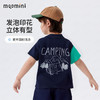 【5A抑菌+弹力莱卡】【90-140】【MQDmini】男童夏季短袖polo衫中小童撞色印花落肩袖上衣 商品缩略图7