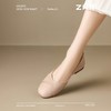 ZHR则则软底舒适浅口单鞋2025新款一脚蹬平底鞋气质豆豆鞋小皮鞋 商品缩略图7