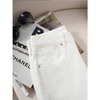「自」全新升级【铂金会员165/天猫219/差价54】(35103)洛诗琳简约白色牛仔裤窄版阔腿裤2025夏季新款薄款直筒裤35103 商品缩略图2