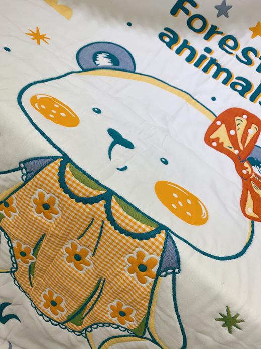 儿童小号全棉超柔十层纱布盖毯 空调毯子 新疆棉柔软亲肤全棉 A类母婴标准 商品图5