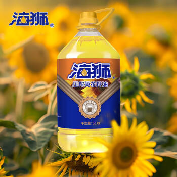 海狮压榨葵花籽油5L 烹饪炒菜煎炸 家庭食用油 中华老字号 /粮油调味 /食用油 /葵花籽油 商品图4