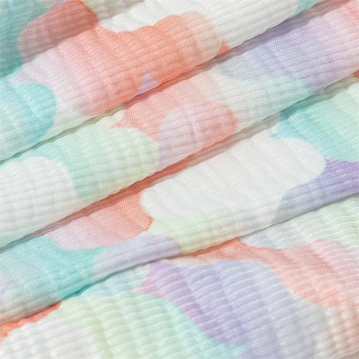 迪士尼米妮凉感短袖防蚊裤套装夏季女童凉感T恤时尚条纹运动休闲裤短袖套装ZD2ET044 商品图5