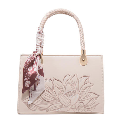 【预售3天】新中式包新娘包高级感大气刺绣中年小众女包LF9101QL 商品图5