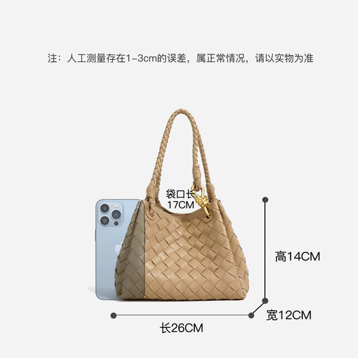 【预售3天】2025编织包新款水桶包复古手提包F9848 商品图3