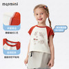 【5A抑菌】【90-140】【MQDmini】女童夏季短袖t恤中小童圆领短款印花上衣 商品缩略图7