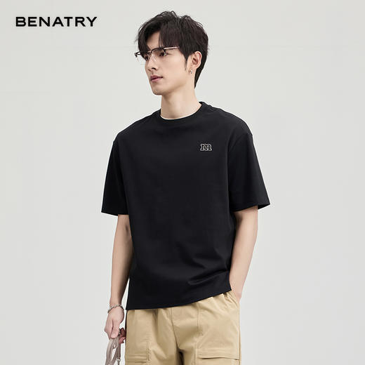 贝纳川夏季圆领多色短袖T恤ECF114107 商品图12