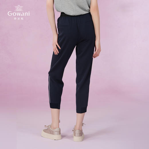 乔万尼夏季新款休闲裤运动风弹力束脚裤EI2F833 商品图4
