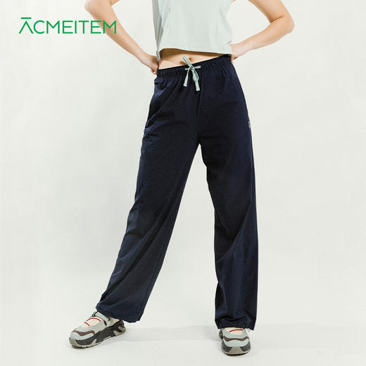 【品牌直发-福利特惠】ACMEITEM爱棵米 女士笑脸印花直筒休闲长裤GAG2021014C 商品图0