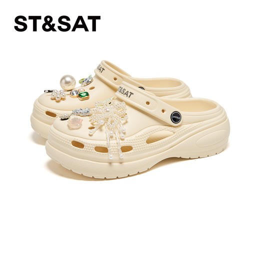 【悠游夏日】星期六钻饰珍珠厚底洞洞鞋SSD2110F5B 商品图11