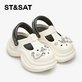 【童鞋】星期六闪闪鞋花软底女童洞洞鞋SSD2195U5G