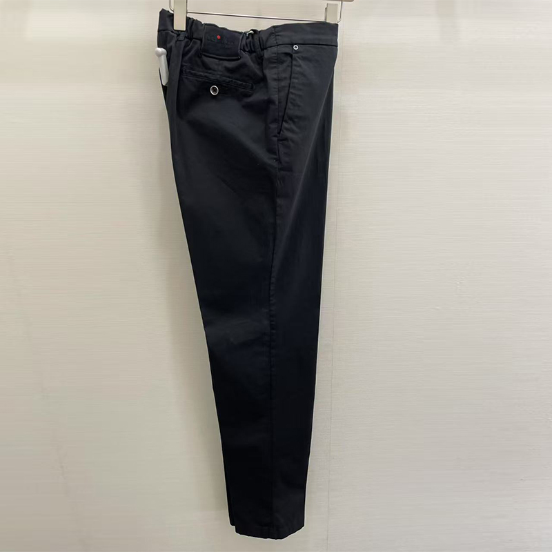 KITON 男士字母徽标刺绣休闲裤 黑色 UFPPEK0600F18008