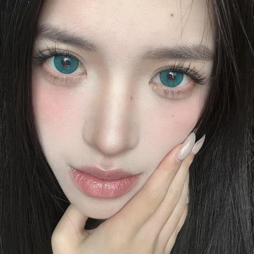 <月抛尝鲜活动>-SUMMERBABY月抛-苍翠深青-14.5mm【0-800度 无525/575】 商品图4