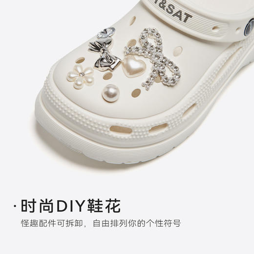 【悠游夏日】星期六钻饰珍珠厚底洞洞鞋SSD2110F5B 商品图12