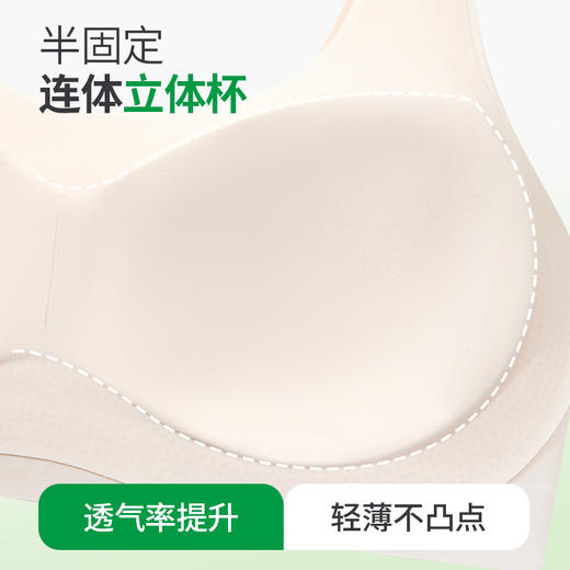 【超值2件装 颜色随机】“专为发育期女孩设计的内衣”草本初色少女内衣 运动防震2阶背心 3712/3714 商品图3