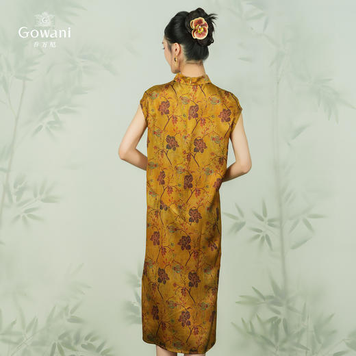 乔万尼夏季新款重磅真丝连衣裙无袖显瘦款EI2E711 商品图4