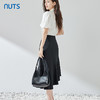 NUTS夏季新品黑色时尚优雅气质松紧腰遮肉显瘦半身裙322063018B 商品缩略图3