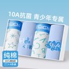 【舒适纯棉，亲肤柔软透气】青少年内裤 男童发育期 高中生初中学生 大童男生A类平角内裤-QQ 商品缩略图4