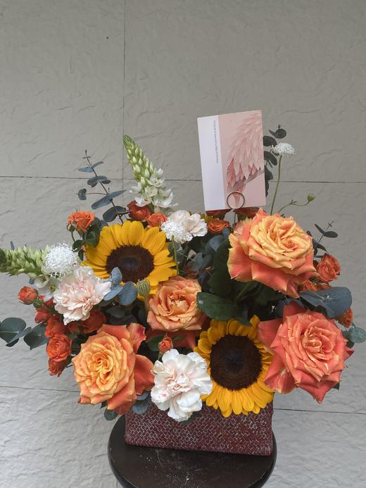 每月花礼花篮B款【长约40-45CM，高约40-45CM】 商品图0