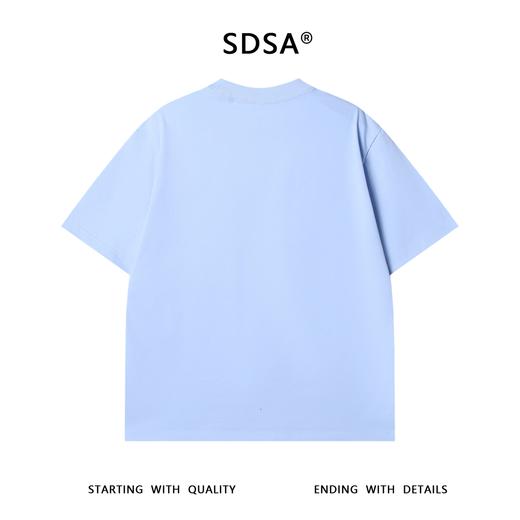 T3560夏季高级感新款韩版设计感刺绣字母圆领短袖T恤百搭宽松简约上衣 商品图5