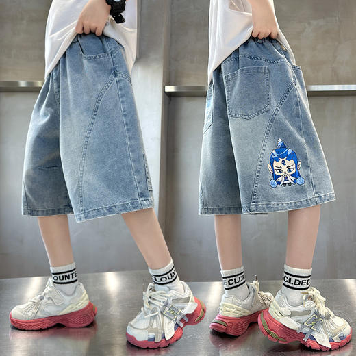 男童夏季薄款运动短裤 亲子装夏装男孩夏款裤子五分裤潮 商品图14