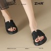 ZHR一字拖女2025新款夏季休闲百搭拖鞋女洋气ins厚底沙滩拖鞋外出 商品缩略图8