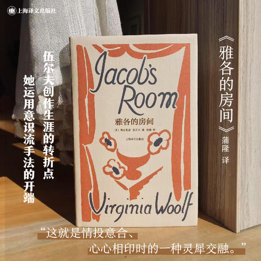 雅各的房间 伍尔夫文集 [英]弗吉尼亚·伍尔夫 著 蒲隆 译 作者创作转折点 意识流的开端 布面精装 复古书衣【上海译文】 商品图1