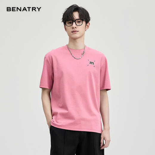 贝纳川夏季圆领多色短袖T恤ECF114107 商品图1