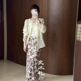 【预售7天】系带衬衫87501&玫瑰半裙