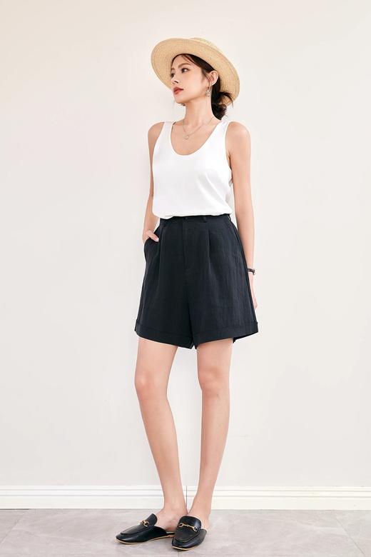 天丝亚麻短裤 MY2522 商品图0