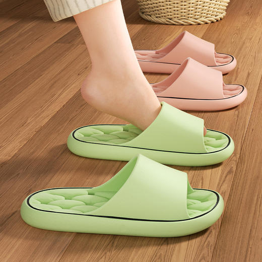 【防滑耐磨！轻盈舒适】eva漏水拖鞋女士夏季新款浴室洗澡防滑软底情侣耐磨家用凉拖鞋男。ry 商品图2