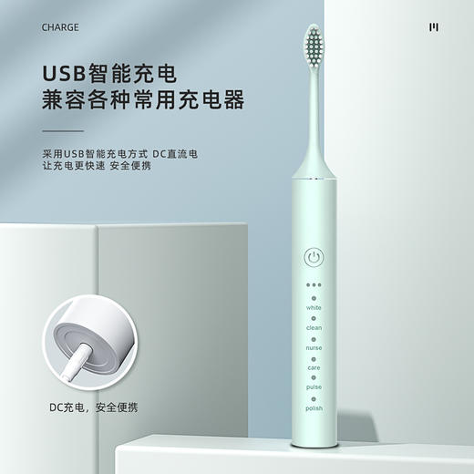 单独购买牙刷！【Geayscale--升级款18档声波电动牙刷】 商品图2