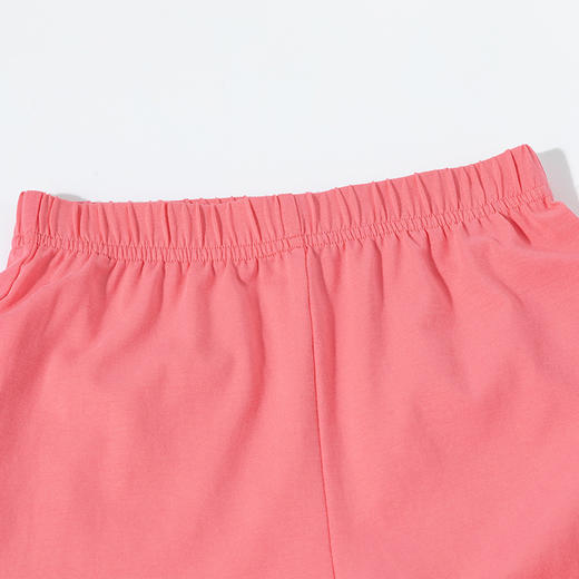 贝贝怡2025女童新款夏季凉感条纹短袖T恤花边脚口短裤轻薄透气休闲套装ZB2ET069 商品图8