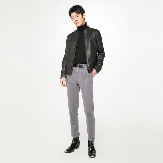 420410009E40340 SELECTED 【特卖款】新男商务休闲立领绵羊皮衣夹克外套 商品图1