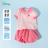 迪士尼2025夏季新款冰感短袖套装女童凉感T恤宽松透气短裤运动休闲套装ZD2ET050 商品缩略图2