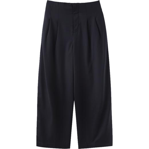 6941037046712 哥文花园COVEN GARDEN  商场同款秋冬羊毛纯色高腰阔腿长裤宽松女 商品图0