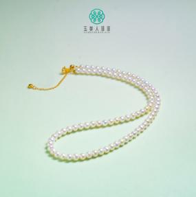菲菲珠宝好-S925珍珠项链约4-5mm 商品图0