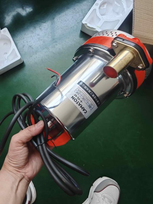 【货号04406】包邮1寸潜水泵12V150瓦直流水泵抽水泵打药浇菜泵家用水泵2.5米线电动水泵 商品图3