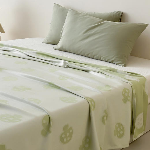 三泰龙 竹纤维单层毛巾被盖毯夏凉被冷感毯凉感空调被 商品图7