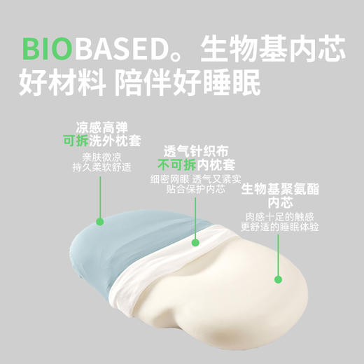 生物基云豆枕 凉感版 商品图1