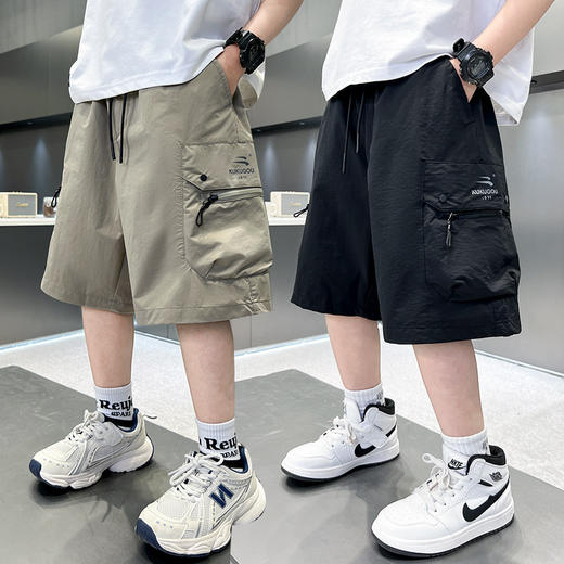 男童夏季薄款运动短裤 亲子装夏装男孩夏款裤子五分裤潮 商品图1