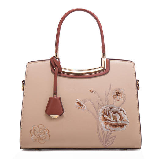 【预售3天】刺绣新中式大容量手提女士妈妈包大气高级感斜挎女包LF311MD 商品图8