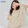 NUTS夏季新品圆领纯色时尚气质宽松短袖套头衫322021155B 商品缩略图4