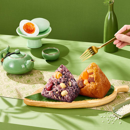 元祖 双龙戏珠礼盒端午粽子礼盒元祖龙粽 商品图2