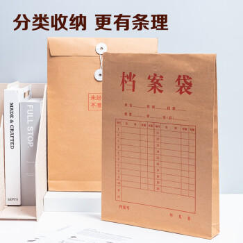 晨光（M&G）晨光(M&G)10个装A4/3cm侧宽/150g牛皮纸档案袋 大容量文件袋资料袋 ADM945N1 商品图7