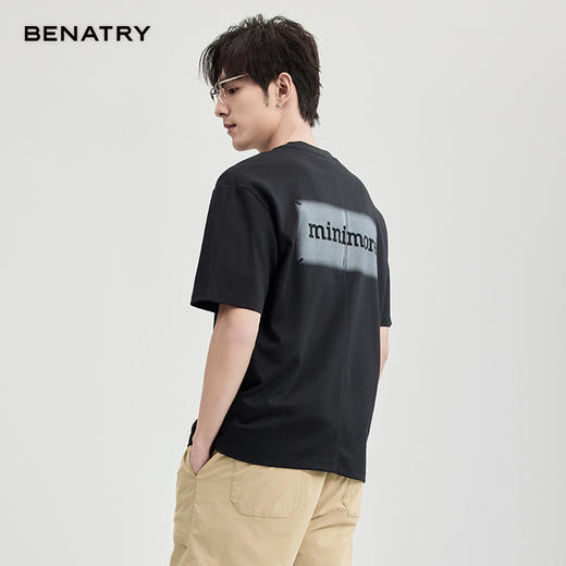 贝纳川夏季圆领多色短袖T恤ECF114107 商品图14