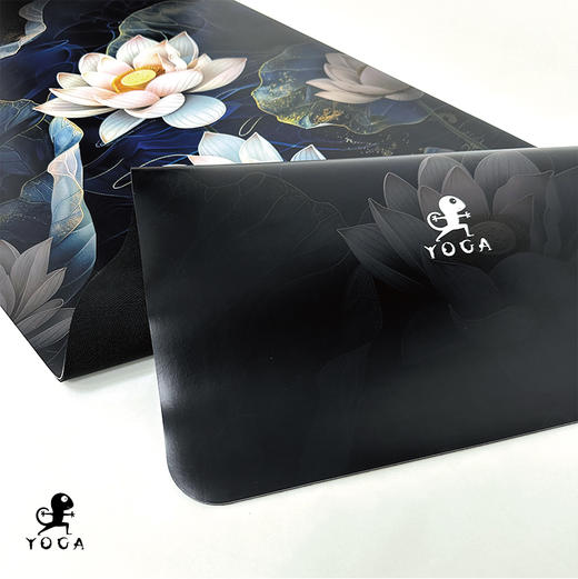 壁虎新款【印花垫-墨韵莲心】天然橡胶印花瑜伽垫【5天发货】 商品图10