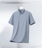 【丝光新疆棉   纯POLO衫】占姆士2025夏季新款男女同款重克数7A抗菌纯色POLO衫 T恤衫   一款7色 商品缩略图4
