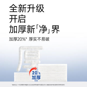 洁柔湿巾EDI纯水湿纸巾80片 温和不含酒精 手口可用200*150mm开学必备 /家庭清洁/纸品 /清洁纸品 /湿巾 商品图4