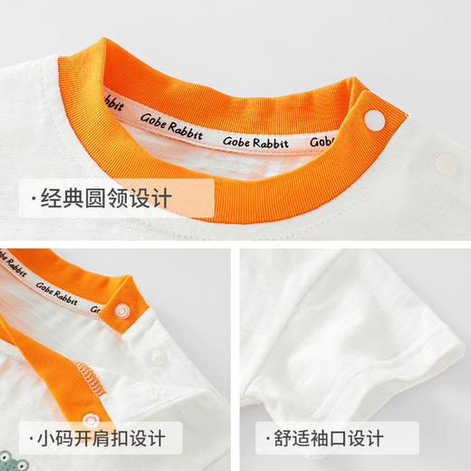 「2025新款」婴儿短袖T恤夏装男童女童宝宝儿童小童夏季休闲半袖印花t 商品图1