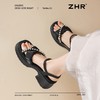 ZHR法式凉鞋女2025夏季新款增高6.5cm清凉防滑轻便珍珠高跟沙滩鞋 商品缩略图2